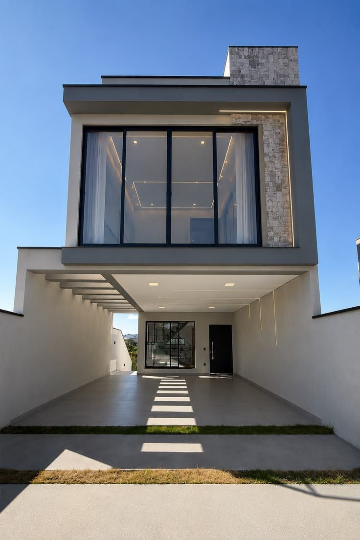Casa sobrado com garagem construída pela WF